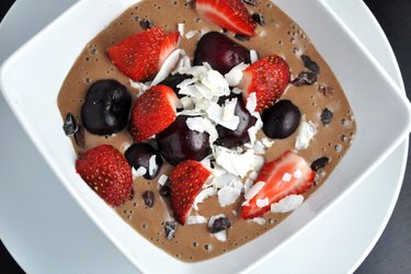 Healthy Cocoa Ice Cream (Gluten-Free, Sugar Free)